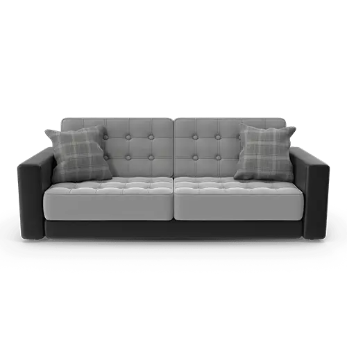 ﻿Sofa Set﻿ (Black, 2 Seater)